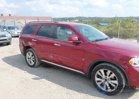 2013 Dodge Durango Crew from USA, damaged, VIN 1C4SDJDT8DC689846